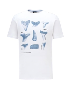 Футболка мужская белая Hugo boss