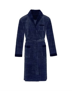 Халат Alberto, идеальный для сауны и спа, гостиничный халат, утренний халат 1 шт., с экстравагантным триколорным дизайном, синий Vossen