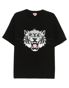 Футболка Happy Tiger, черный Kenzo
