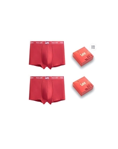 Мужские трусы-боксеры, красный Lee