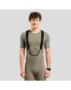 Велосипедные шорты Zeroweight с лямками, серые Odlo