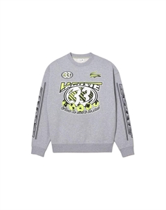 Серый свитшот Men's Gray Lacoste