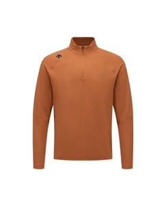 Тренировочный джемпер мужской, коричневый Descente