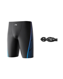 Плавки мужские черно-синие Li-ning