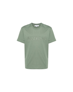 Футболка с вышитым логотипом, зеленый Jw anderson