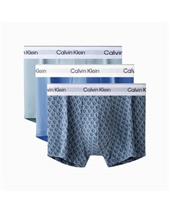 Мужские трусы 3 штуки, синий/зеленый Calvin klein
