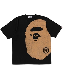 Футболка с принтом Ape Head, черный A bathing ape®