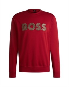 Красный мужской свитшот Hugo boss