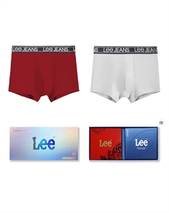 Трусы мужские 4 штуки подарочный набор, серый Lee