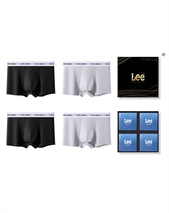 Трусы мужские 4 штуки подарочный набор, серый Lee