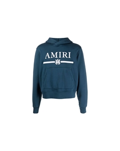 Худи с вышивкой bar, зеленый Amiri