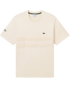 Футболка с аппликацией логотипа, кремовый Lacoste