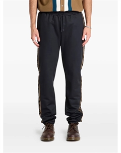 Спортивные брюки с контрастной лентой, черный Fred perry