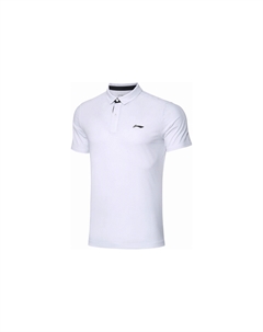 Фитнес серия поло мужская стандартная белая Li-ning