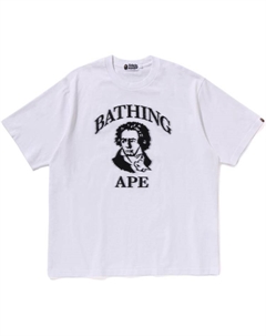 Футболка с вышитым логотипом, белый A bathing ape®