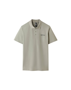Поло мужское серо-зеленое Adidas