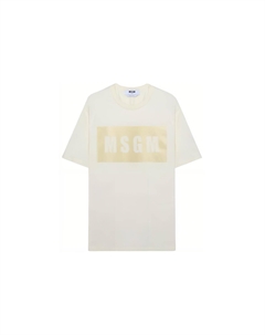 Футболка мужская бежево-желтая Msgm