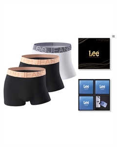 Мужские трусы-боксеры, белый Lee