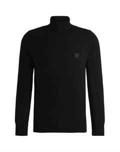 Свитер с нашивкой Boss Logo, черный Hugo boss