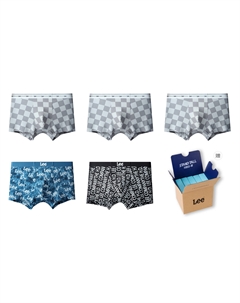 Мужские трусы-боксеры, красный Lee