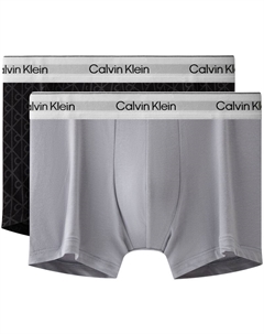 Мужские трусы 2 штуки, черный/серый Calvin klein