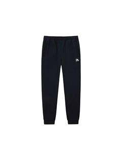 Осенние вязаные спортивные штаны men's, черный Anta