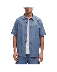 Мужская рубашка, синий Lululemon