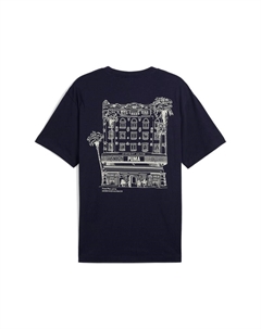 Футболка мужская морская синяя Puma