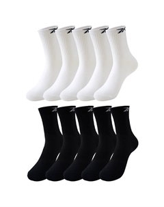 Мужские носки до середины икры 5 пар, белый Reebok