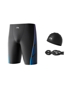 Плавки мужские черно-синие Li-ning