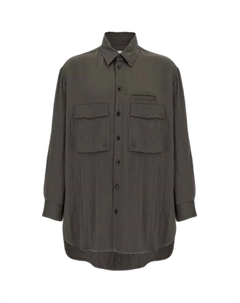 Утилитарная рубашка на пуговицах, зеленый Lemaire