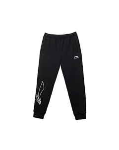 Трикотажные спортивные штаны мужские черные Li-ning