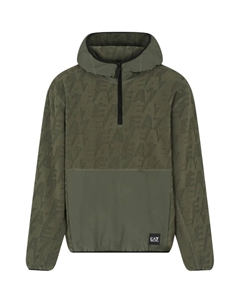 Свитшот EA7 мужской, оливковый Emporio armani