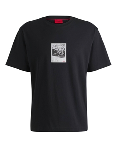 Футболка мужская черная Hugo boss