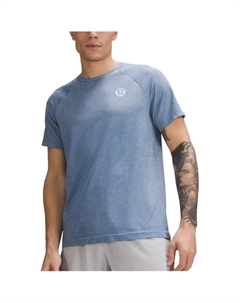 Мужская футболка Metal Vent Tech, синий Lululemon