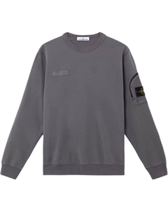 Свитшот с нашивкой компас, серый Stone island