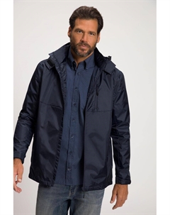 Мужская куртка-дождевик с водоотталкивающим капюшоном, застежкой-молнией и легкой сетчатой подкладкой. Jay-pi