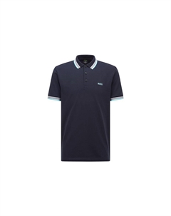 Мужская поло темно-синяя Hugo boss