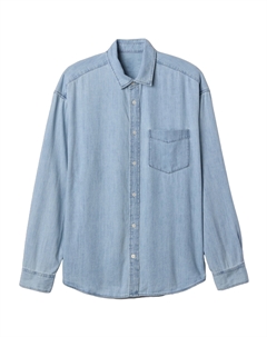 Рубашка мужская светлая потертая, Light Washed Gap