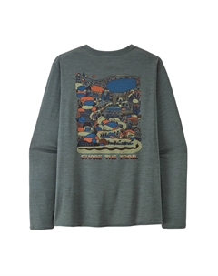 Футболка мужская быстросохнущая, зеленый Patagonia