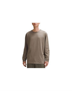 Тяжелая футболка для мужчин, хаки Lululemon