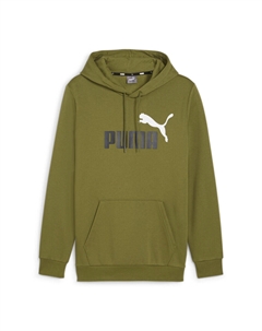 Мужская толстовка с капюшоном ESS+, двухцветная, с большим логотипом, 586764 Puma