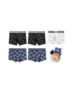 Мужские боксеры 5 штук, белый Lee