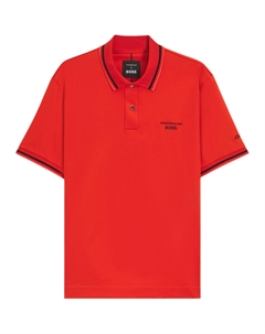 Boss X Porsche хлопковая поло, оранжевый Hugo boss