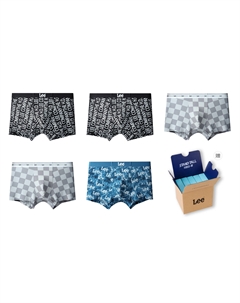 Мужские трусы-боксеры, красный Lee