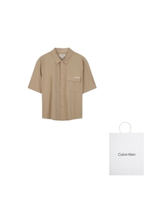 Мужская рубашка, хаки Calvin klein