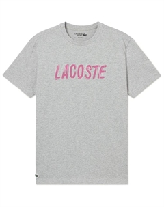 Футболка SS25 мужская серебристо-серая Lacoste