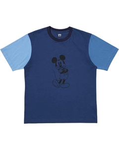 Футболка BUAISOU X Disney мужская blue Uniqlo