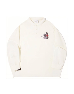 Хлопковая поло мужская ecru Li-ning