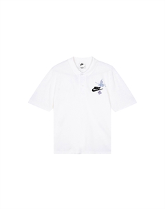 Белая поло для мужчин Nike